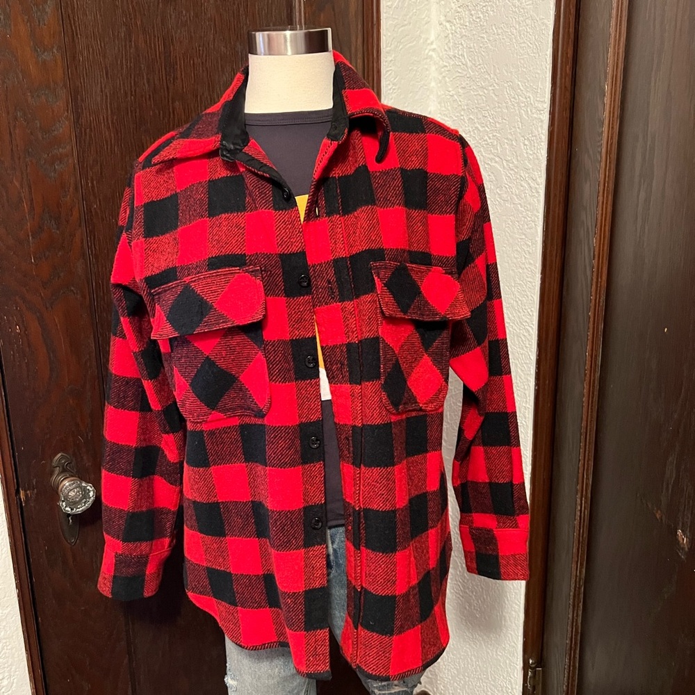 Vintage “lumberjack” shacket purchased from a vintage flea market.